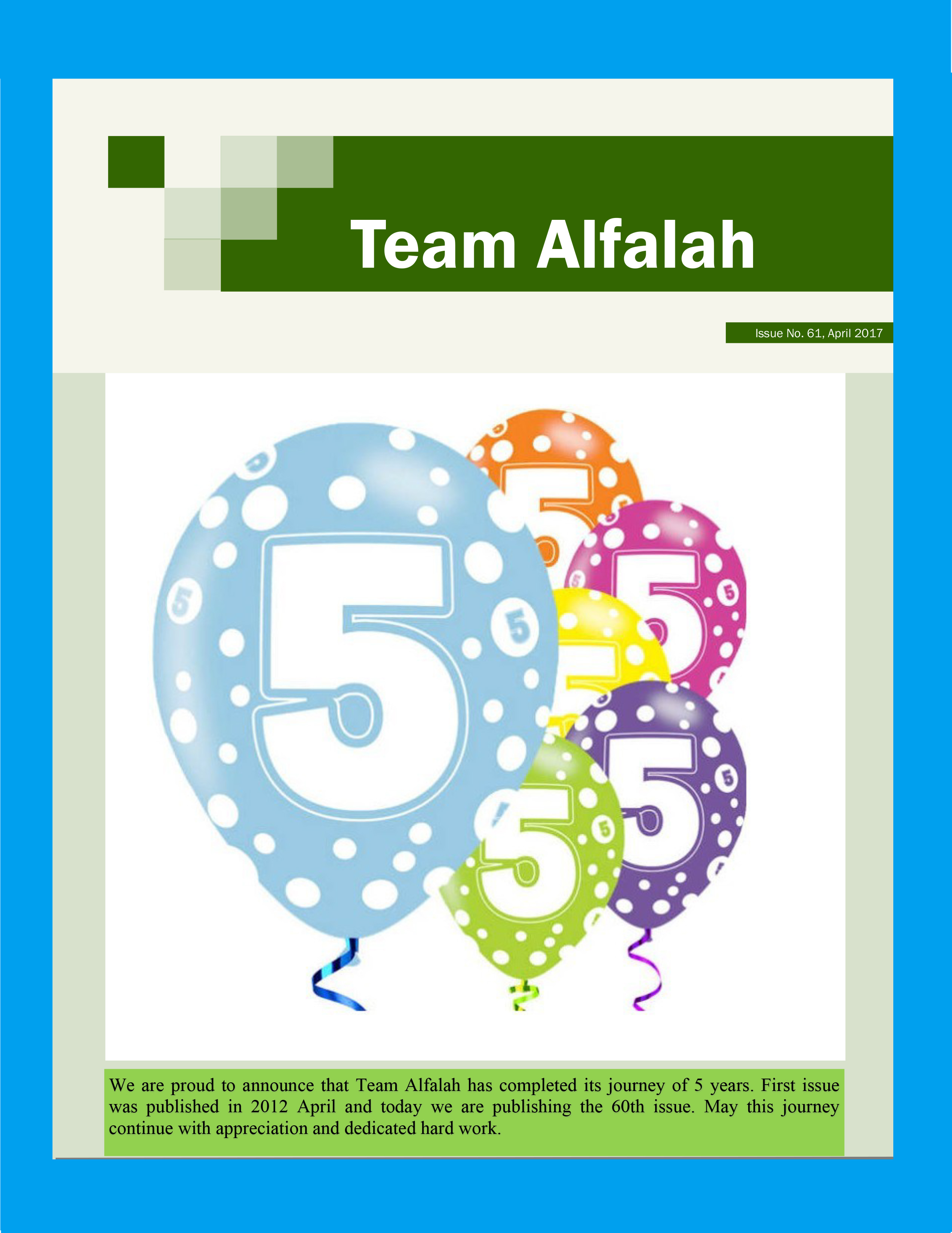 Team Alfalah - April 2017